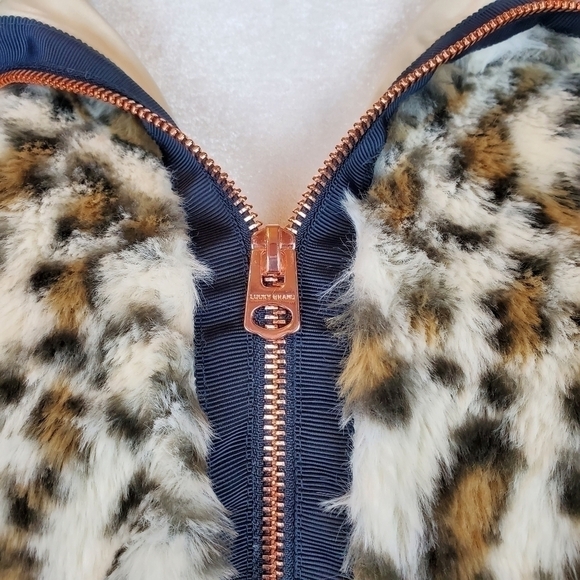 LUCKY Brand Faux Fur Hooded Jacket sz. XS NWT - Picture 9 of 13